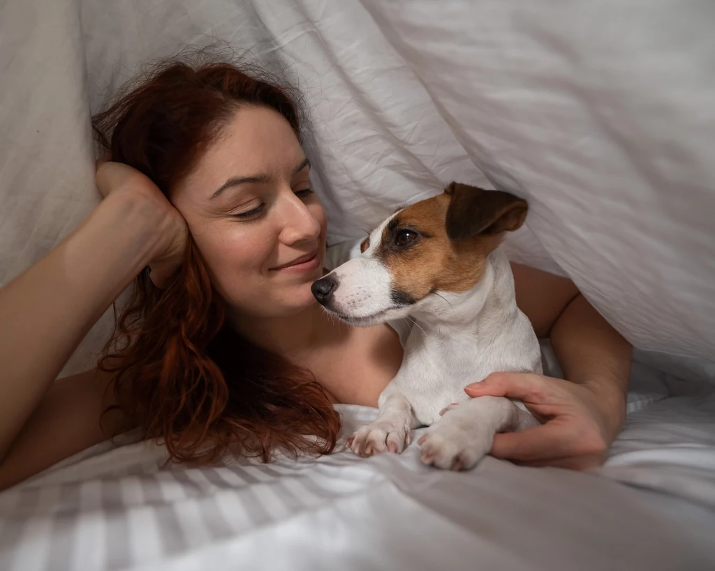 Spanie z psem to także korzyści dla naszego zdrowia 