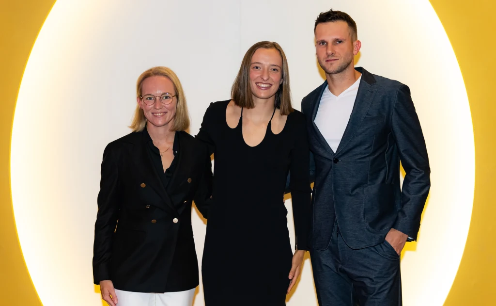 Iga Świątek przed rozpoczęciem turnieju Qatar TotalEnergies Open Iga Świątek przed rozpoczęciem turnieju Qatar TotalEnergies Open