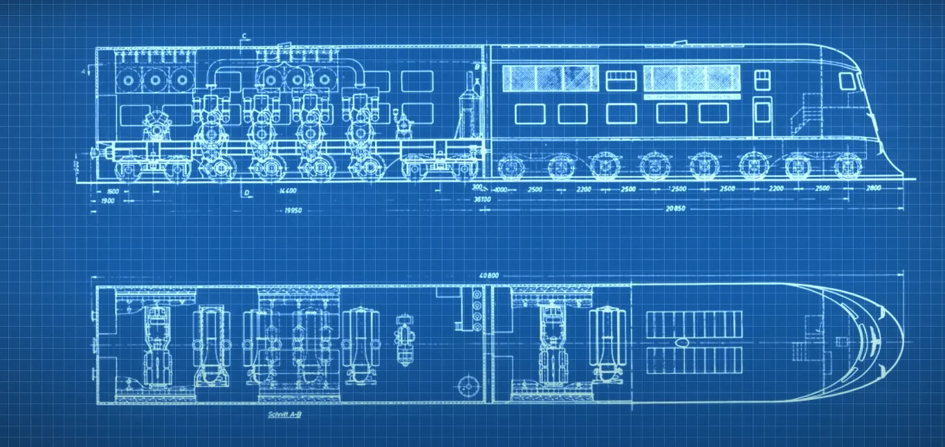 Projekt superpociągu III Rzeszy Projekt superpociągu III Rzeszy