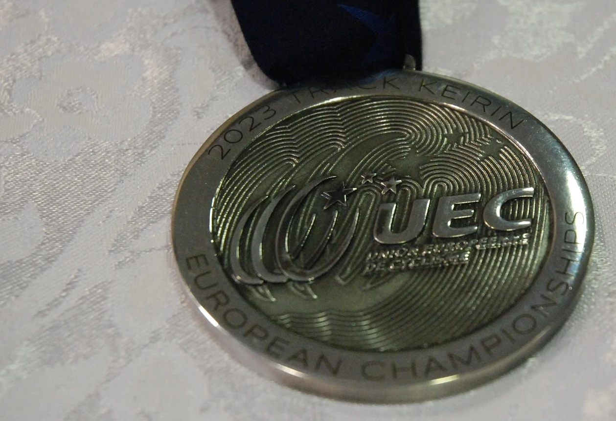 Srebrny medal torowych ME, źr. PZKol Srebrny medal torowych ME, źr. PZKol