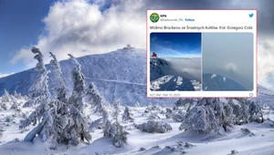 Widmo Brockenu zaobserwowano w Karkonoszach