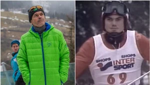 Hubert Neuper. Po lewej w 2015 roku, po prawej w 1983 roku