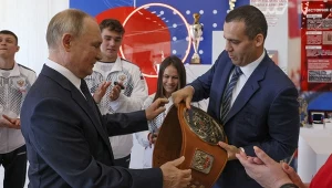 Władimir Putin i Umar Kremlow