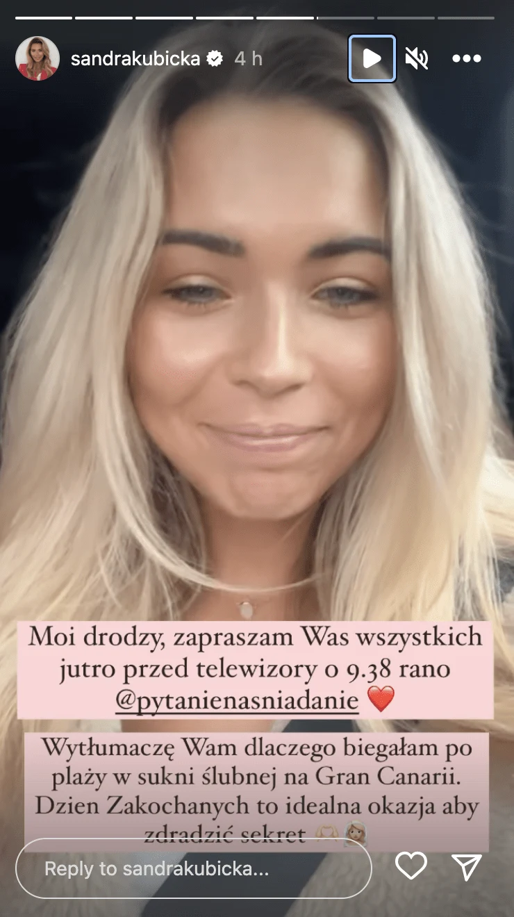 Sandra Kubicka ma program w TVP Sandra Kubicka ma program w TVP