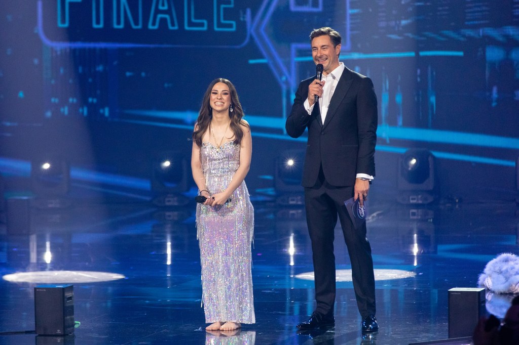 Melissa Mantzoukis i Marco Schreyl w finale programu "Deutschland sucht den Superstar", w którym wokalistka zajęła trzecie miejsce