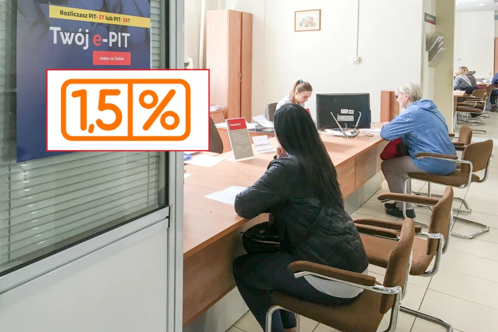 1,5 proc. podatku można odliczyć na dowolną organizację pożytku publicznego. 1,5 proc. podatku można odliczyć na dowolną organizację pożytku publicznego.