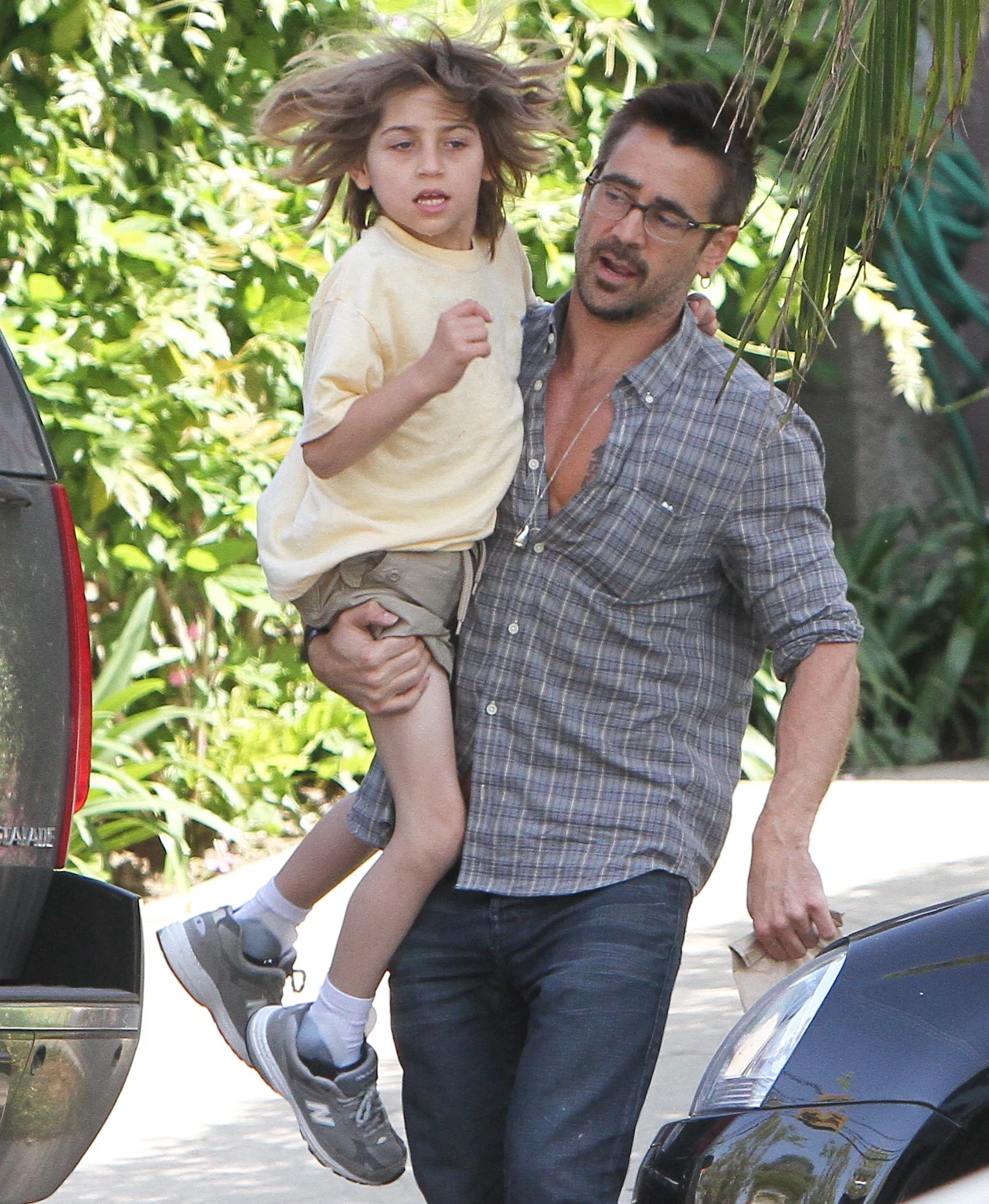 Colin Farrell z synem Colin Farrell z synem