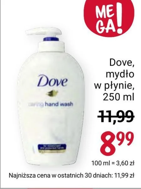 Dove Deeply Nourishing Pielęgnujące mydło w płynie z pompką 250 ml