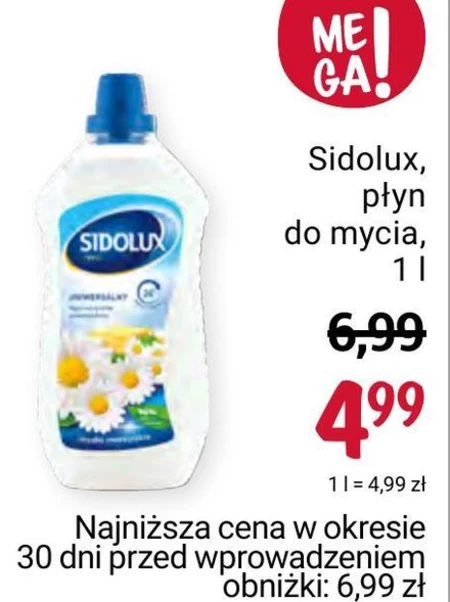 Płyn do mycia łazienek Sidolux