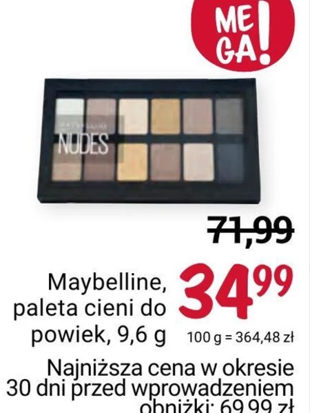 Cienie do powiek Maybelline