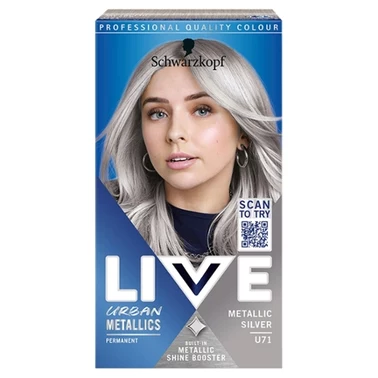 Live Intense Colour Urban Metallics U71 Metallic Silver Farba do włosów - 0