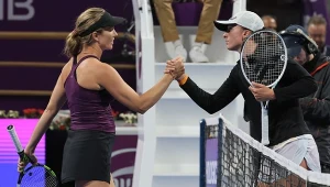 Danielle Collins i Iga Świątek