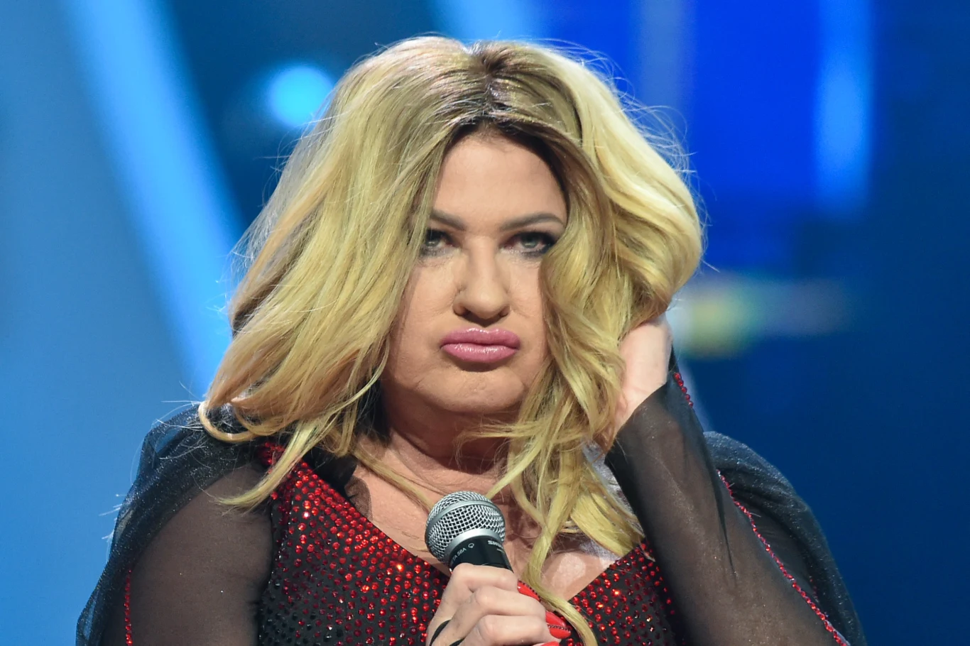 Beata Kozidrak w peruce Beata Kozidrak w peruce