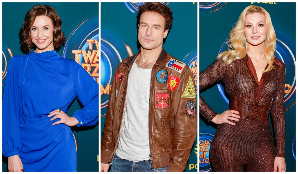 Julia Kamińska, Piotr Stramowski i Katarzyna Kołeczek promują 18. edycję "Twoja Twarz Brzmi Znajomo"