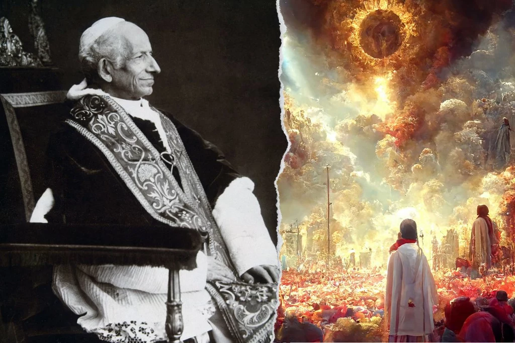 Papież Leon XIII miał dostać przerażającego widzenia, w którym ujrzał Jezusa i Szatana 