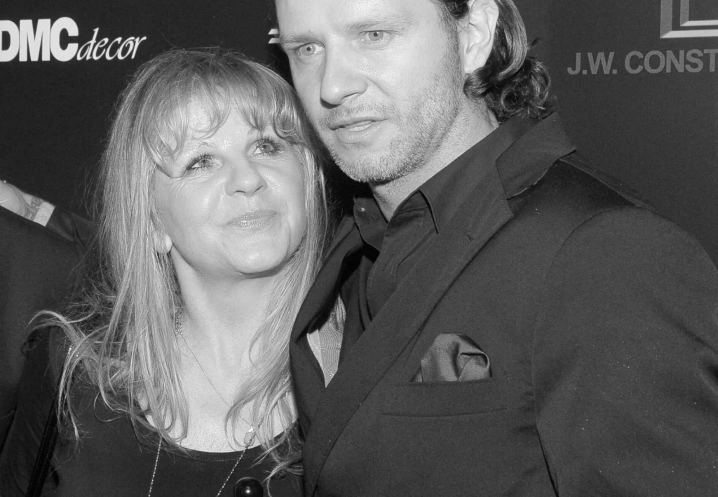 Radosław Majdan i mama, Halina Majdan