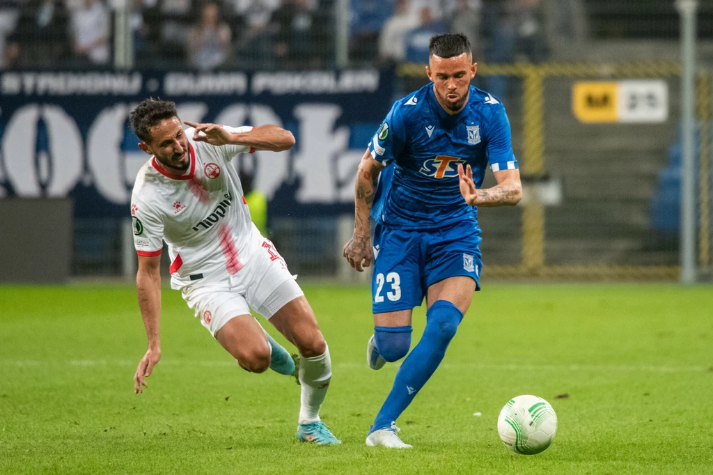 Lech Poznań w meczu z Hapoel Beer Sheva Lech Poznań w meczu z Hapoel Beer Sheva