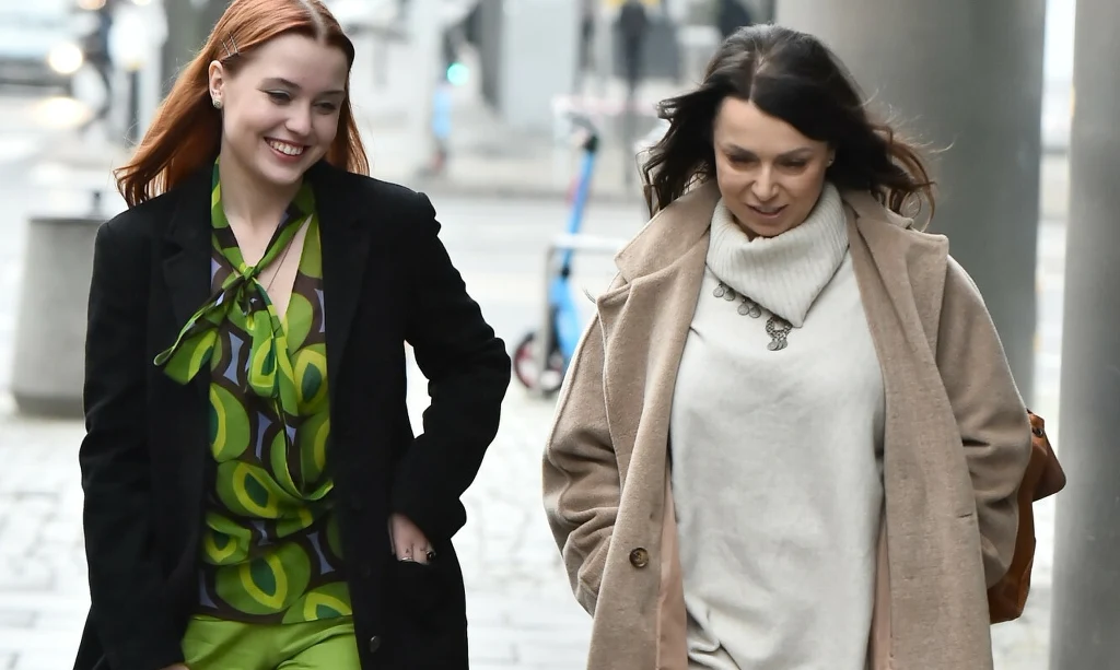 Katarzyna Pakosińska z córką Mają.