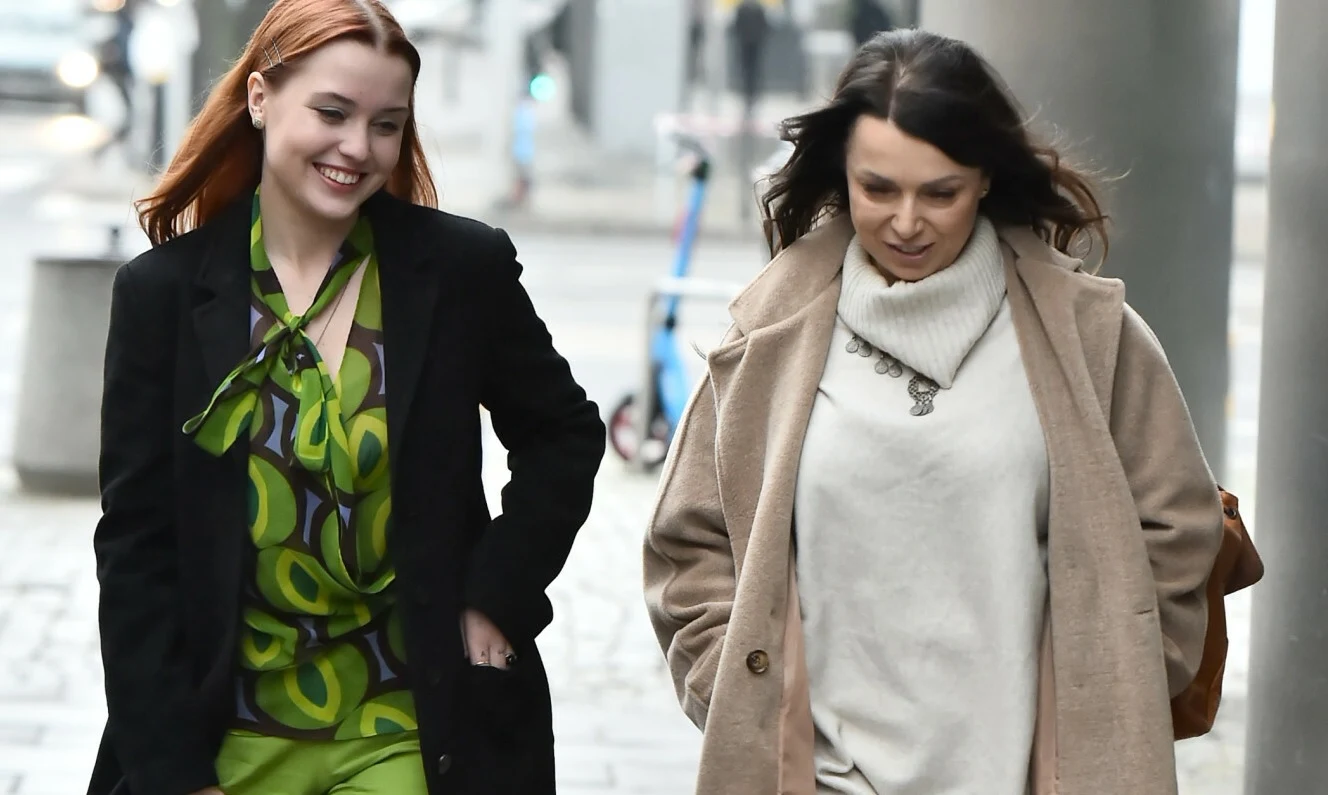 Katarzyna Pakosińska z córką Mają.