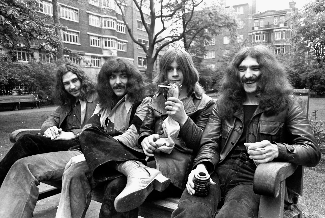 Black Sabbath na początku lat 70. - od lewej: Bill Ward, Tony Iommi, Ozzy Osbourne i Geezer Butler