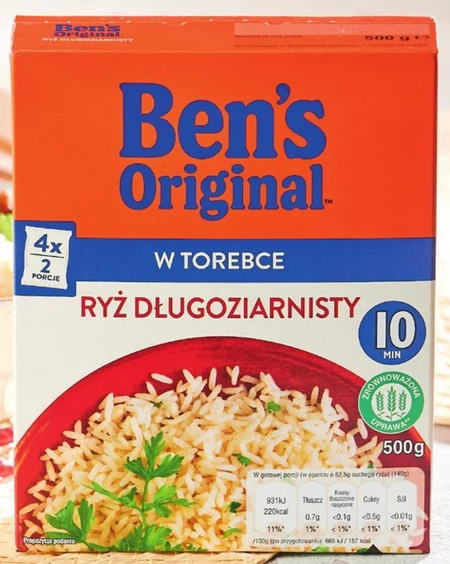 Ben's Original Ryż długoziarnisty 500 g