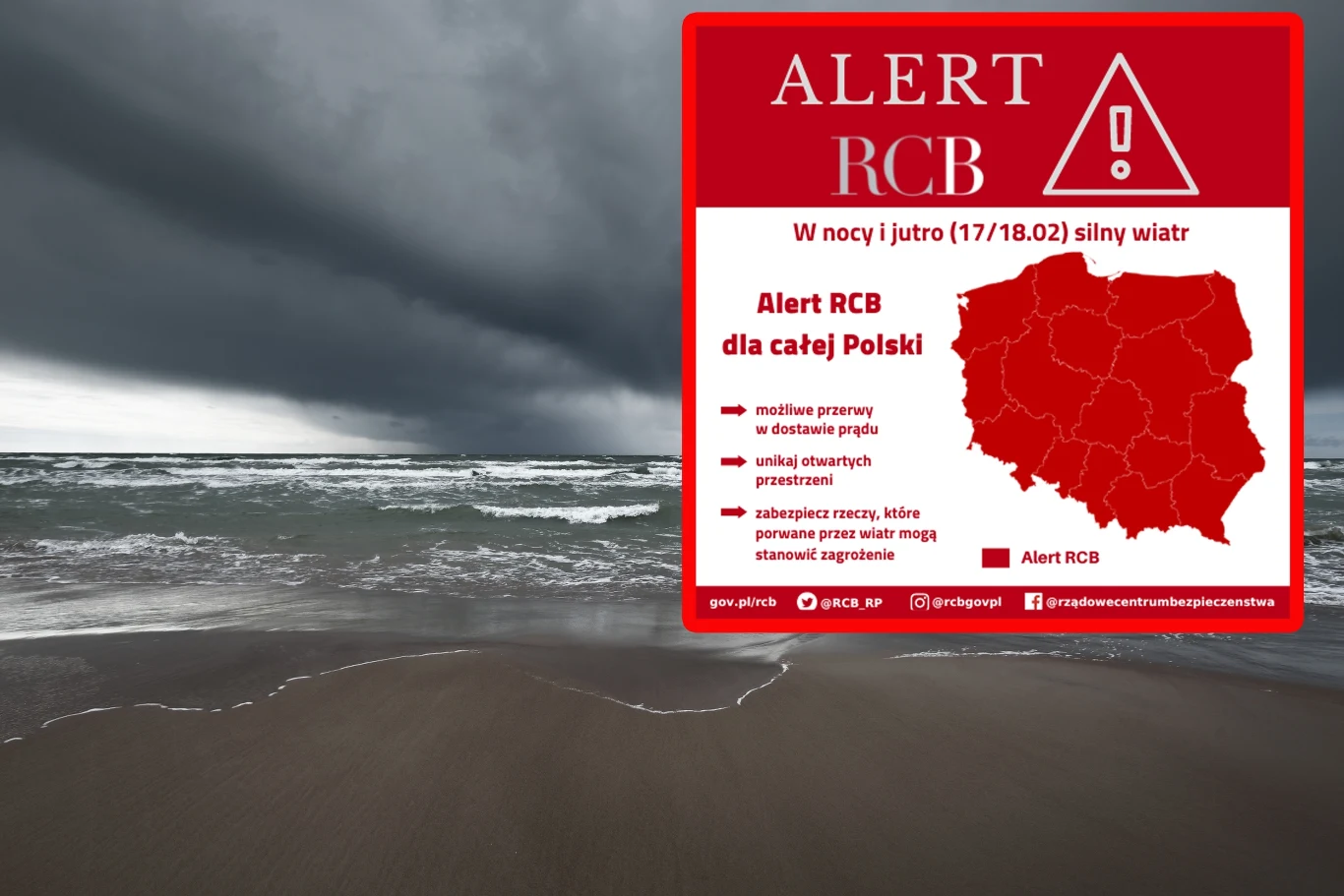 Alert RCB jest wysyłany do wszystkich osób, które mają telefon zalogowany do sieci komórkowej w Polsce. Alert RCB jest wysyłany do wszystkich osób, które mają telefon zalogowany do sieci komórkowej w Polsce.