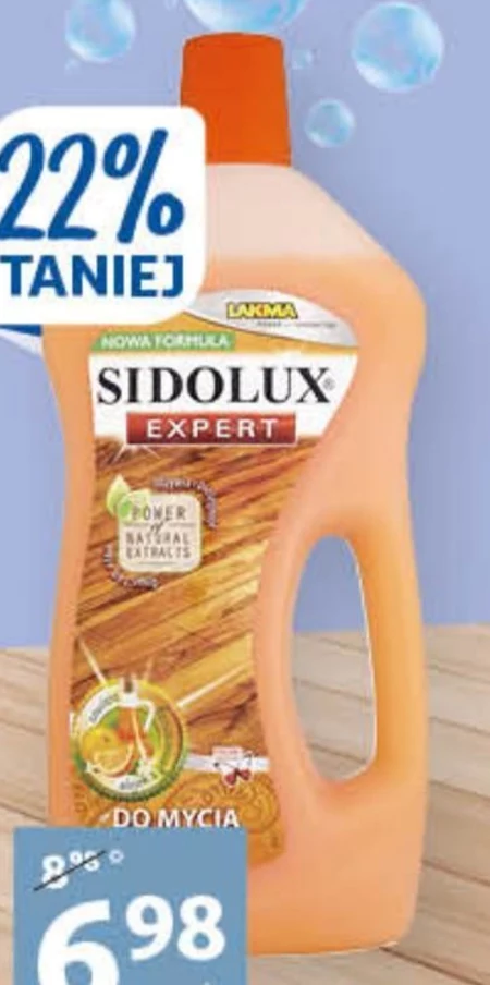 Sidolux Expert Środek do mycia paneli i drewna 750 ml
