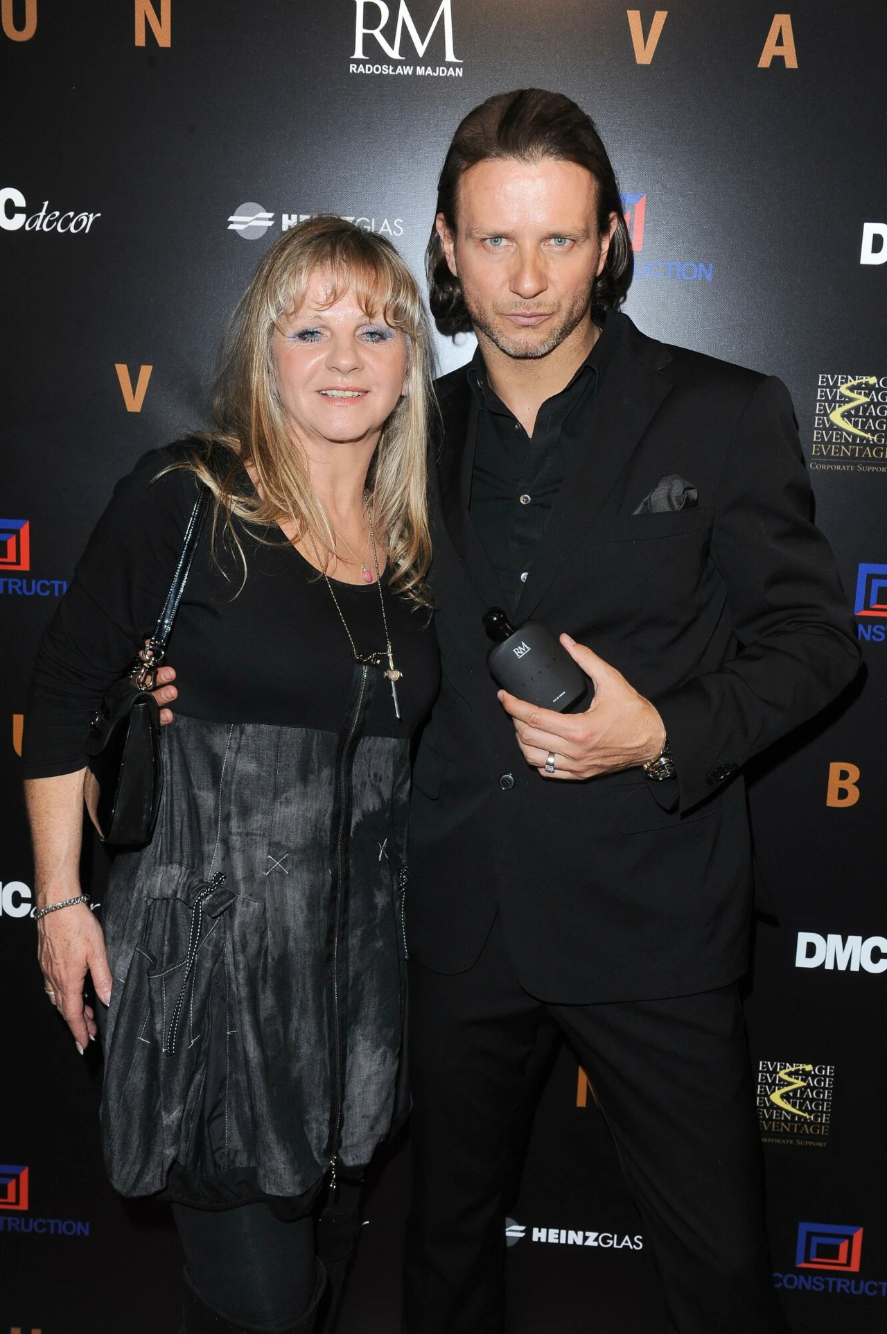 Radosław Majdan z mamą