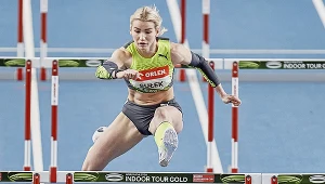 Adrianna Jóźwiak kapitalnie zaczęła start w halowych MP - od rekordu życiowego na 60 m przez płotki