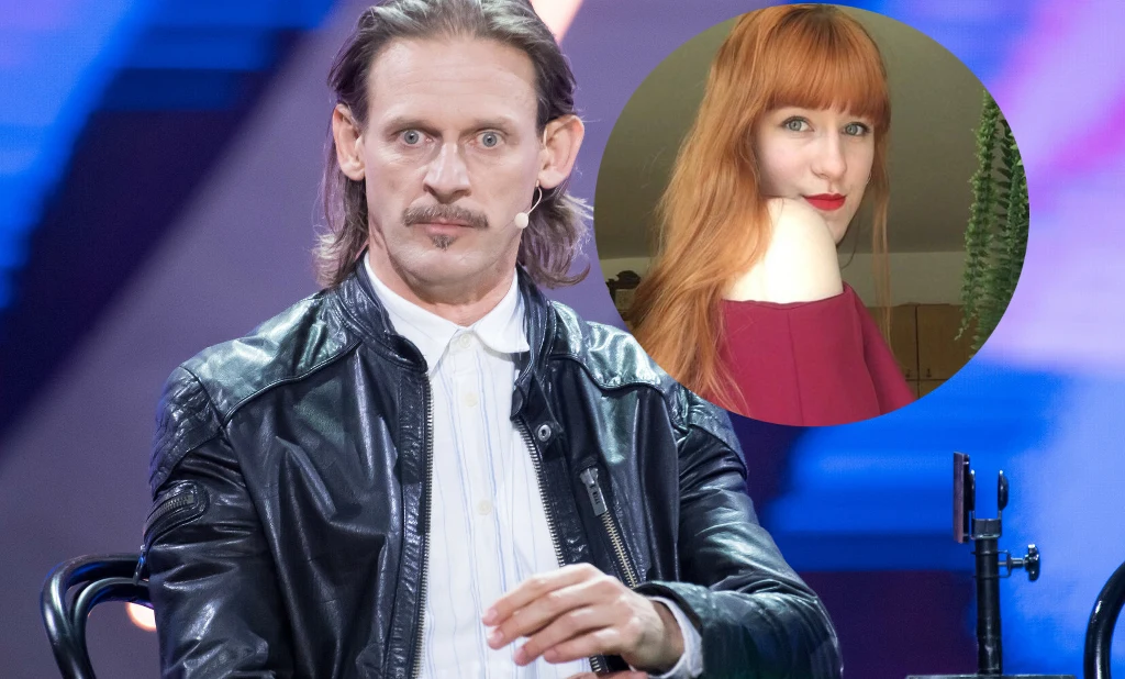 Michał Wójcik z córką Michał Wójcik z córką