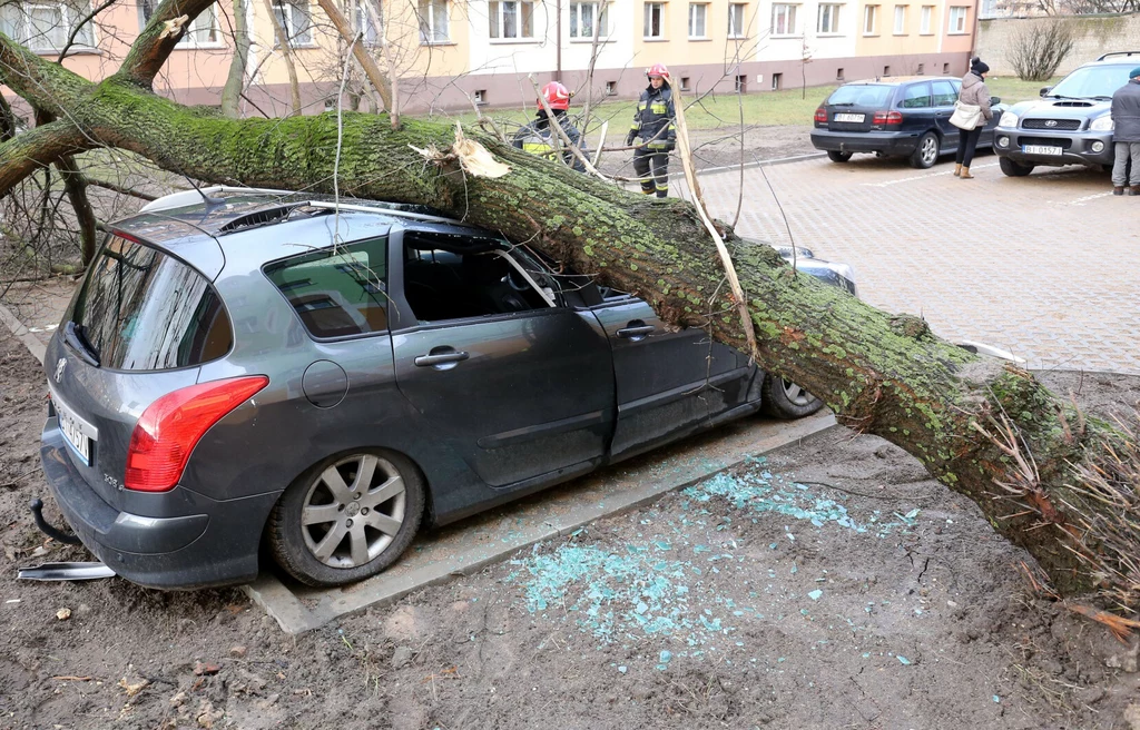 Orkan Otto nad Polską spowodował już wiele zniszczeń