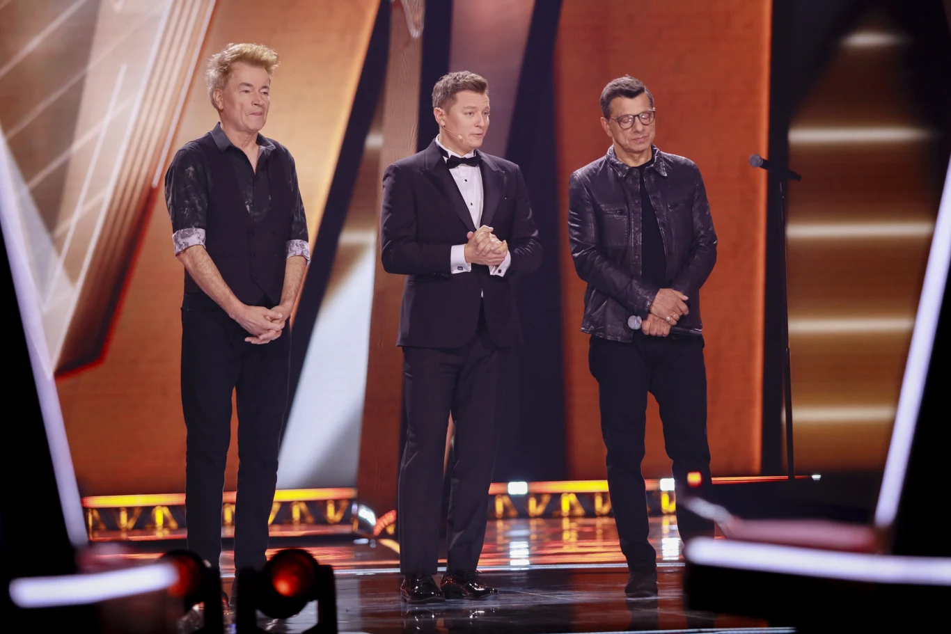 Zbigniew Zaranek, Rafał Brzozowski i Janusz Łuczak w "The Voice Senior"