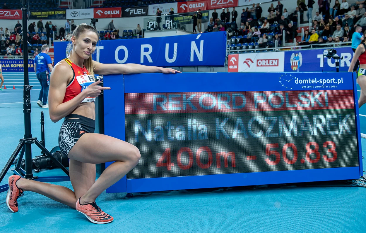 Natalia Kaczmarek znów pobiła rekord Polski - nowy to 50,83 s