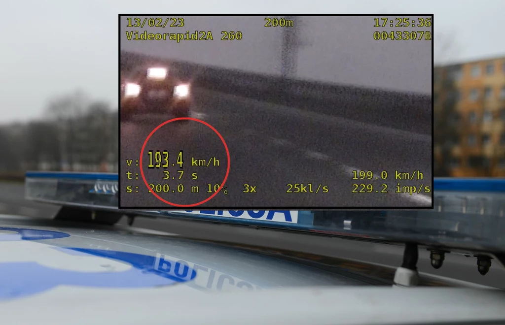 Jeden z kierowców poruszał się po drodze ekspresowej S5 z prędkością 193 km/h.