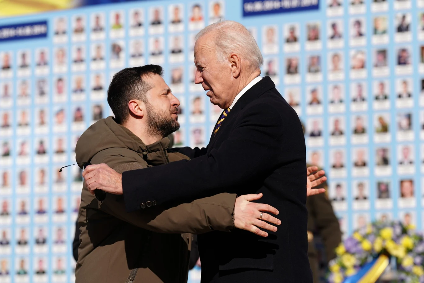 Wołodymyr Zełenski i Joe Biden w Kijowie Wołodymyr Zełenski i Joe Biden w Kijowie