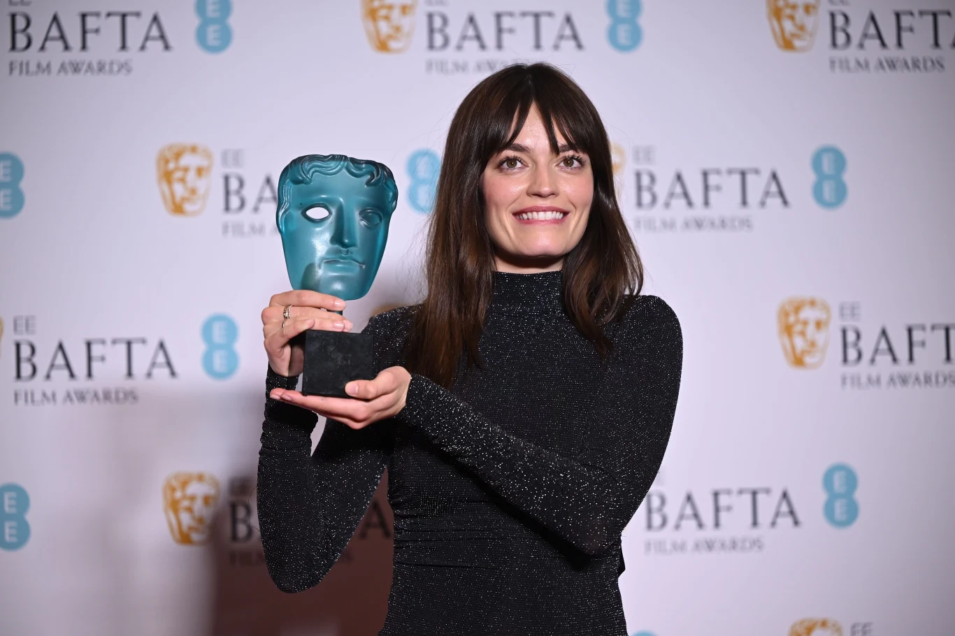 Emma Mackey podczas gali rozdania nagród BAFTA