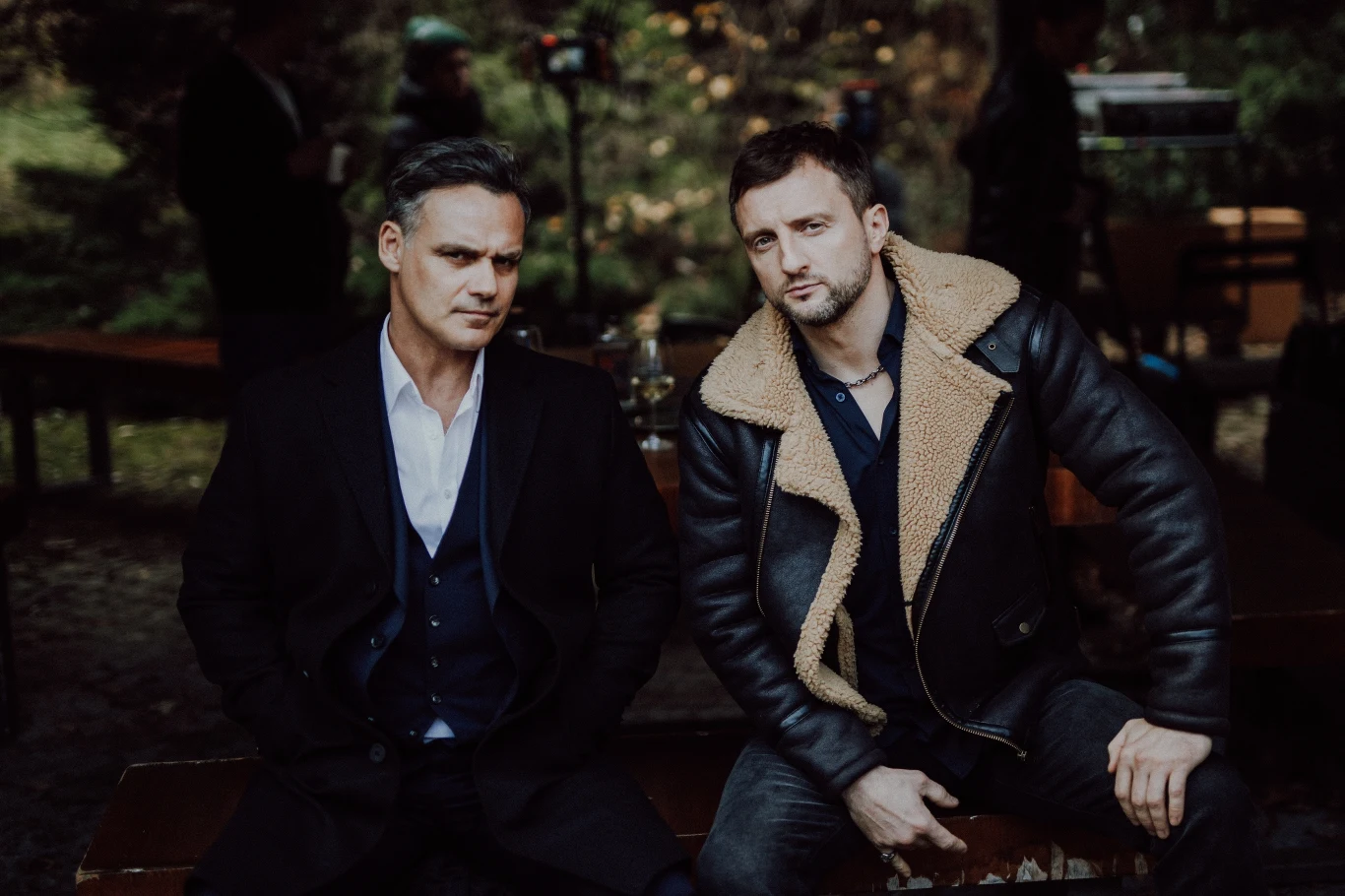 Jan Wieczorkowski (L) w filmie "Wieczór kawalerski"