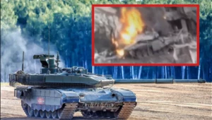 Ukraińcy upolowali kolejnego T-90M Proryw-3. Nagrali jak płonie