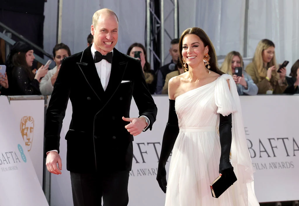 Księżna Kate i książę William na gali BAFTA 2023