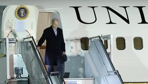 Prezydent Joe Biden wylądował w Warszawie