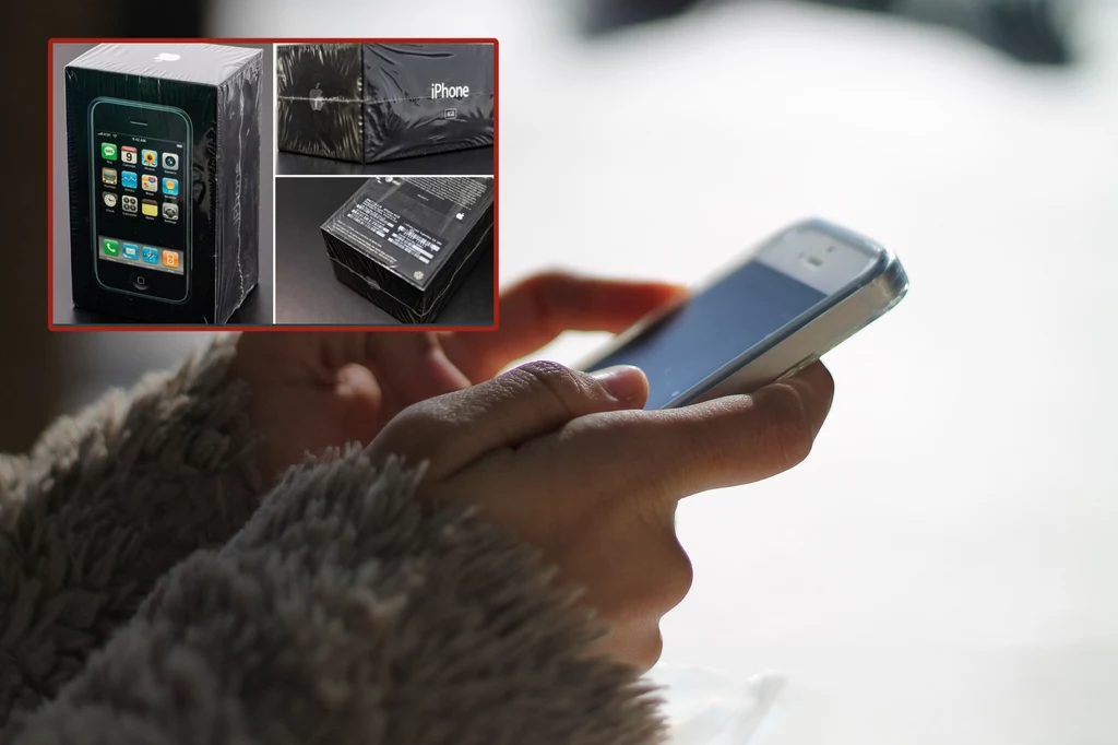 Oryginalnie zapakowany iPhone pierwszej generacji został sprzedany na aukcji internetowej Oryginalnie zapakowany iPhone pierwszej generacji został sprzedany na aukcji internetowej