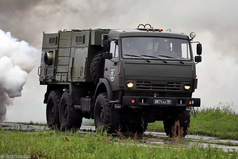 TDA-3 powstał na bazie ciężarówki KamAZ-5350