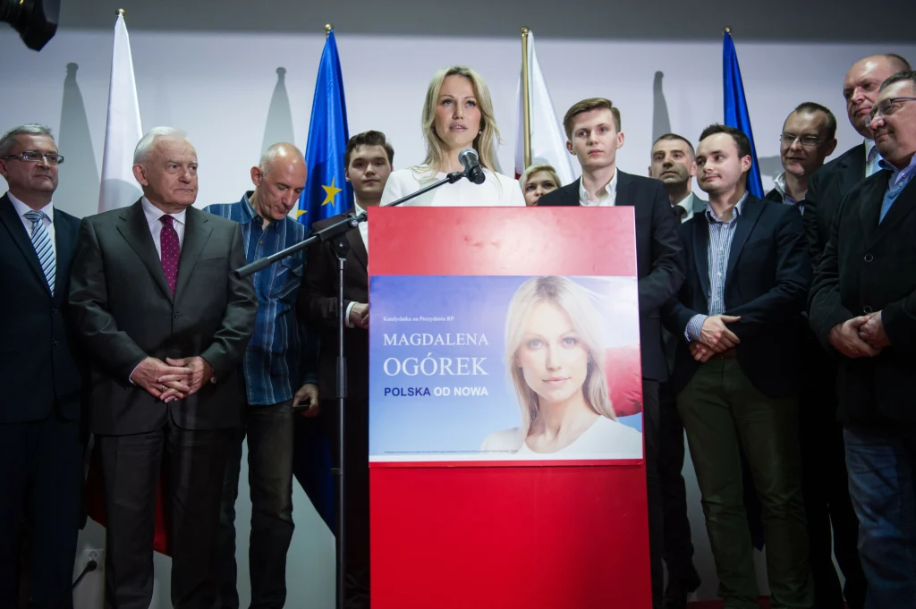 Magdalena Ogórek w 2014 roku kandydowała, bez sukcesu, na prezydenta RP z ramienia Lewicy. Magdalena Ogórek w 2014 roku kandydowała, bez sukcesu, na prezydenta RP z ramienia Lewicy.