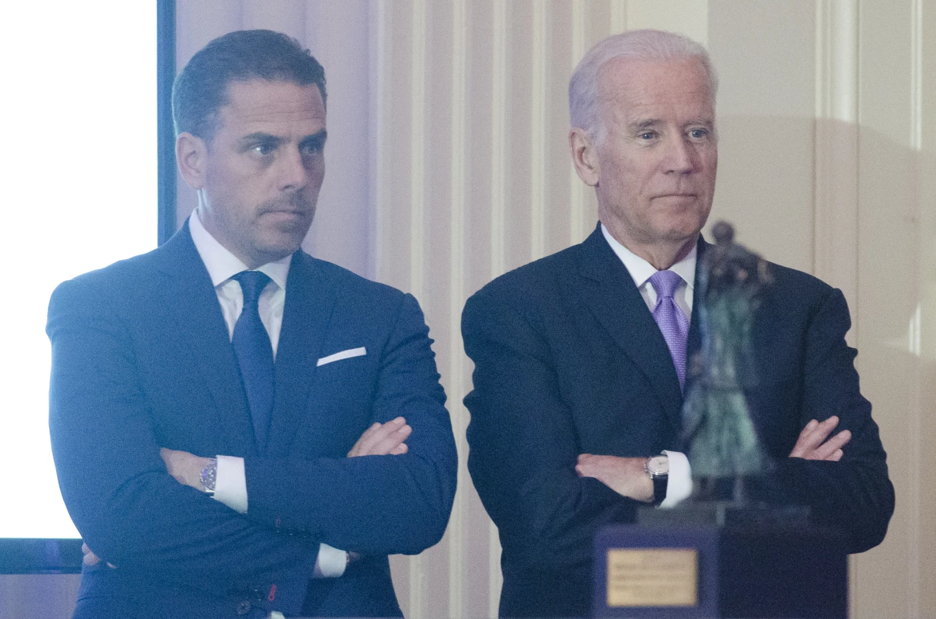 Joe Biden i jego syn Hunter Biden Joe Biden i jego syn Hunter Biden