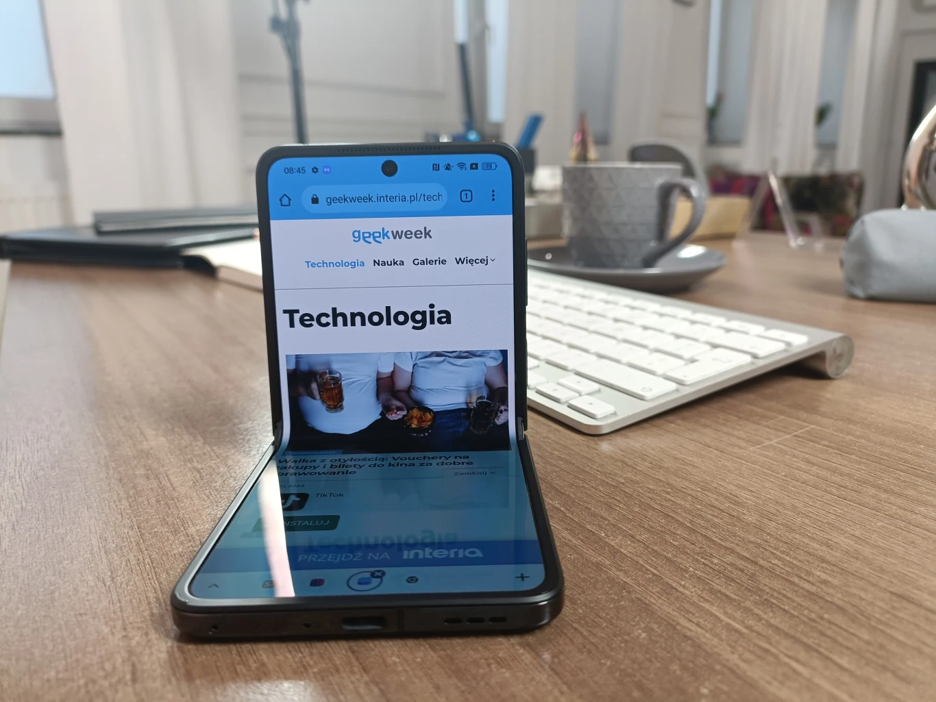 Na nowym smartfonie Oppo przejrzymy też Geekweeka! 