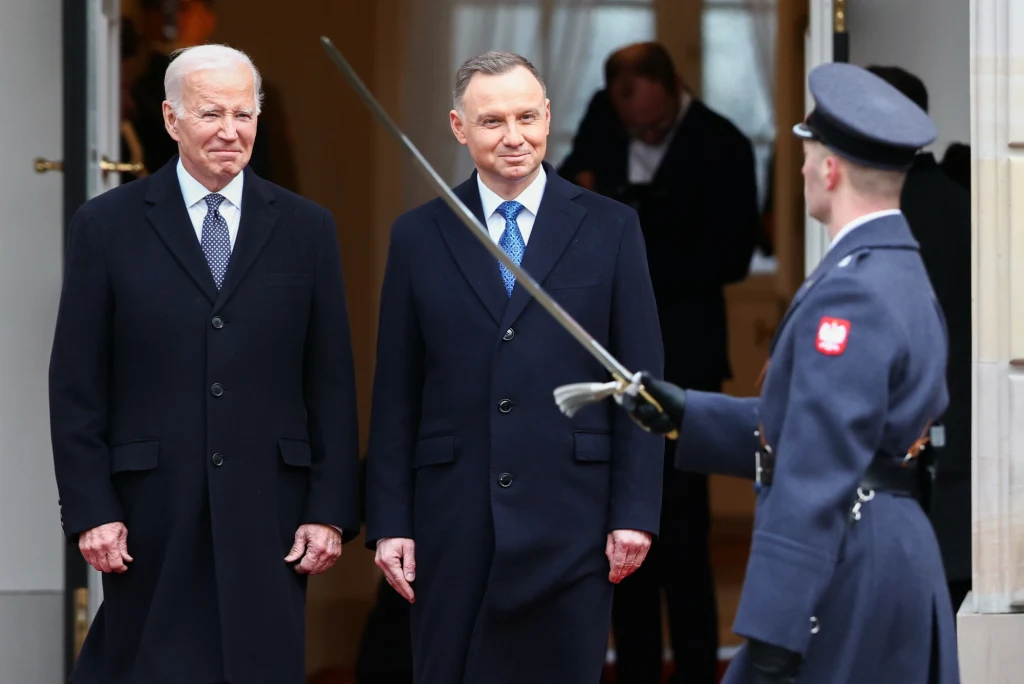 Joe Biden i Andrzej Duda Joe Biden i Andrzej Duda