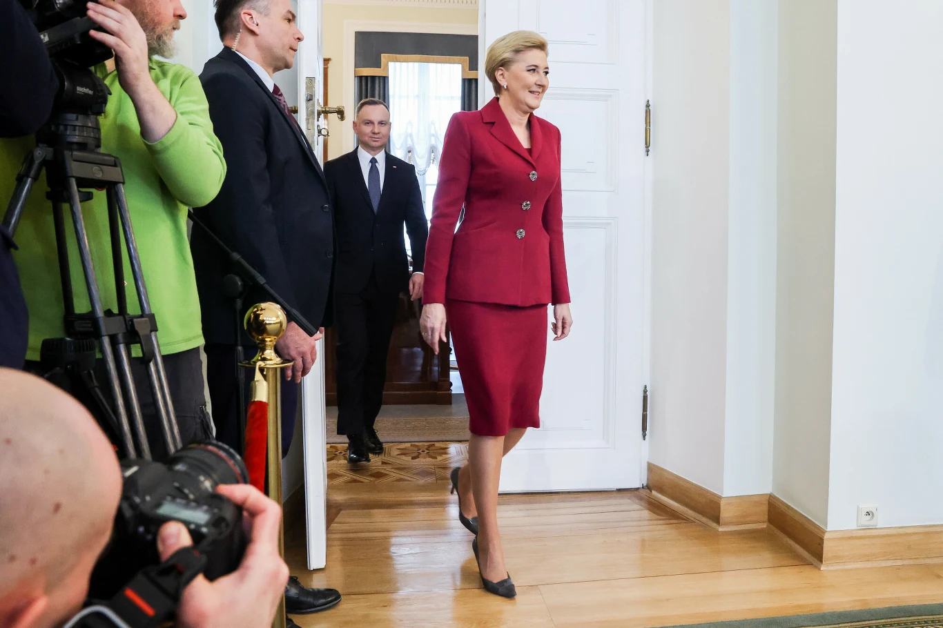 Pierwsza dama Agata Duda i prezydent Andrzej Duda
