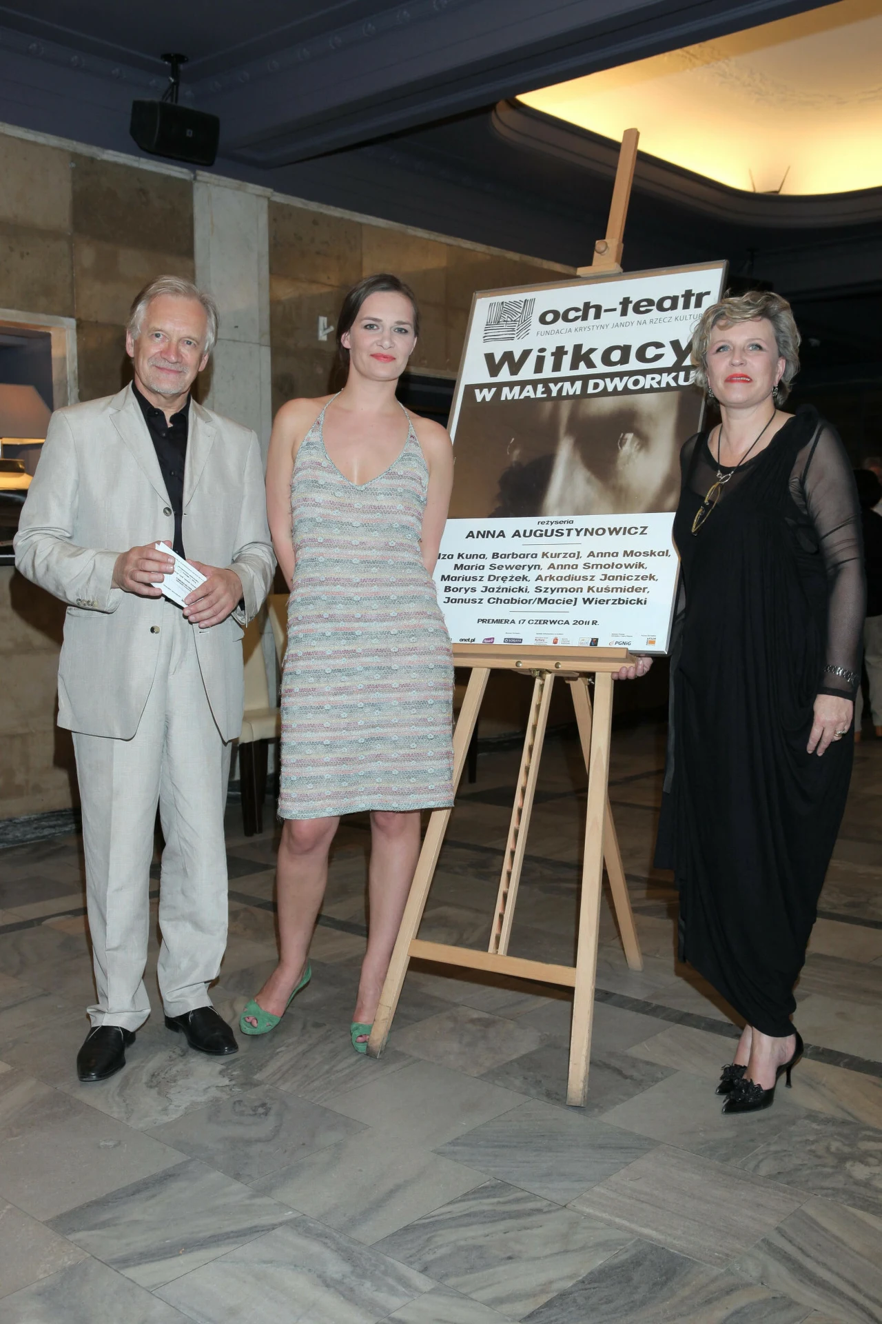 Andrzej Seweryn i Krystyna Janda z córka Marią Andrzej Seweryn i Krystyna Janda z córka Marią