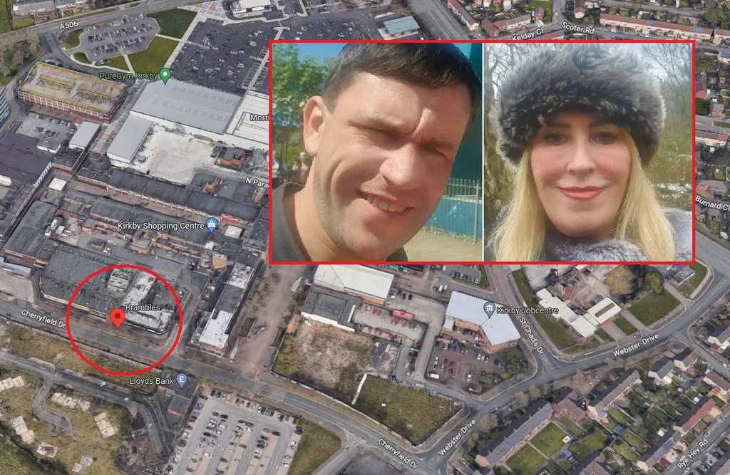 Jamie Dempsey i Karen Dempsey udali się na drinka do Brambles w Merseyside Jamie Dempsey i Karen Dempsey udali się na drinka do Brambles w Merseyside