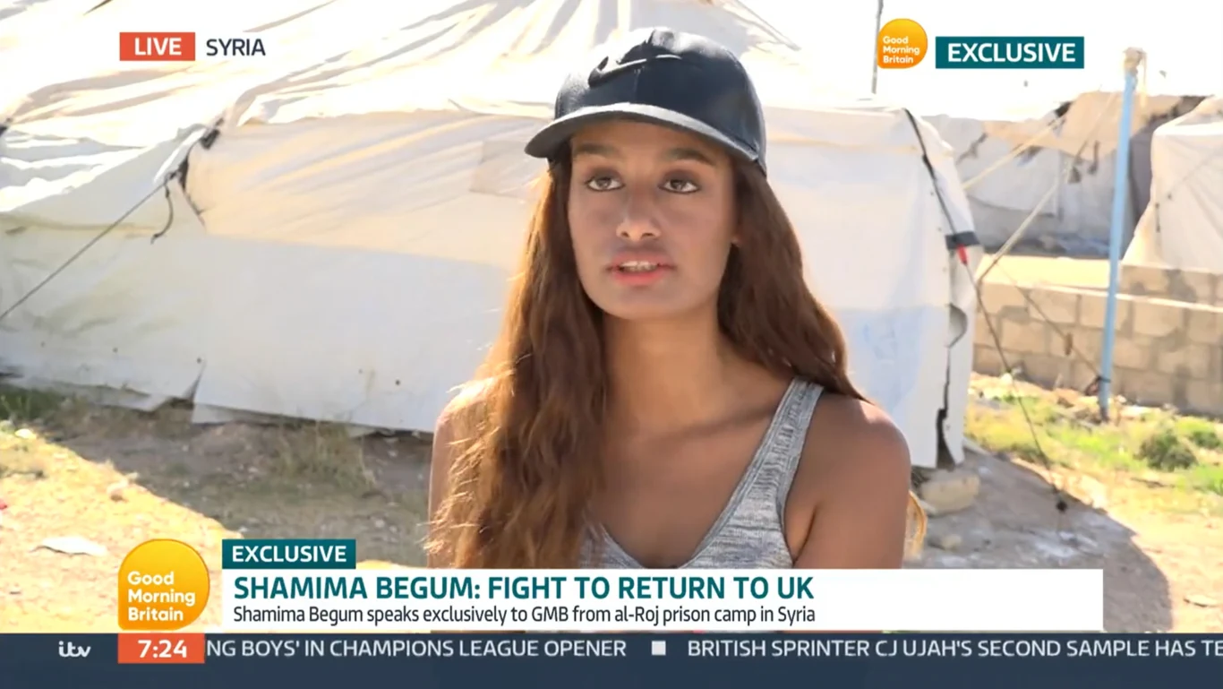 Shamima Begum w 2015 roku w wieku 15 lat wyjechała z Londynu do Syrii Shamima Begum w 2015 roku w wieku 15 lat wyjechała z Londynu do Syrii